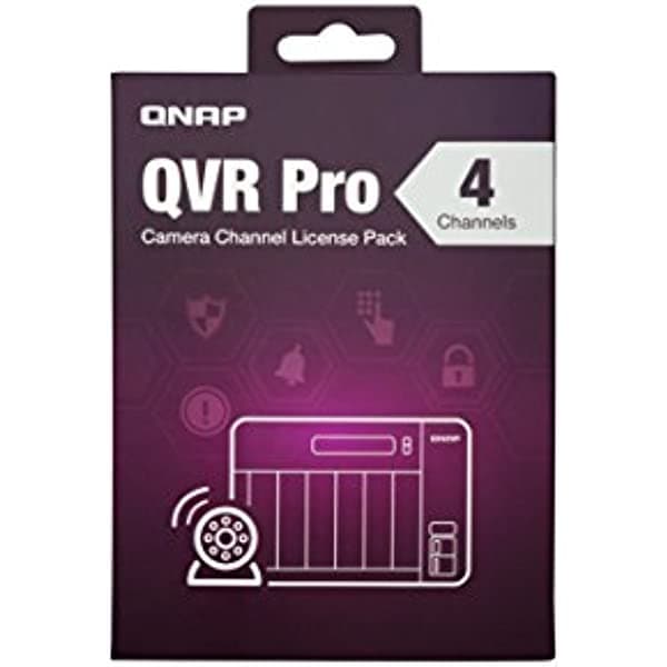 QNAP lic-sw-qvrpro-4ch licencia 4 canales (Qvr Pro Gold es necesario)