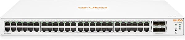 Interruptor inteligente Aruba Instant On 1830 de 48 puertos Gb - 48 x 1G | 4X SFP | Cable UK (JL814A#Acc)