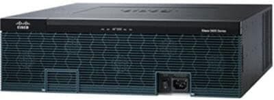 Cisco 3945E Integrated Services Router. 3945E candado de seguridad con licencia de seguridad, paquete de configuración 4 puertos - 13 - ranura para 1 x CompactFlash (CF), 4 x módulos de servicios, 3 x HWIC, 3 x PVDM, 2 x SFP (mini-GBIC) - 4 x 10/100/1000Base-T red LAN/WAN CISCO3945E/K9