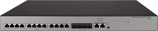 Aruba a Hewlett Packard Enterprise company Conmutador inteligente HPE OfficeConnect 1950 de 16 puertos de 10 Gigabits, 12 x 10 GBASE-T | 4 SFP+ (JH295A)