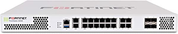 Fortinet FortiGate-200E - Dispositivo de seguridad de red con protección FortiCare y FortiGuard UTM (FG-200E-BDL-950-60)