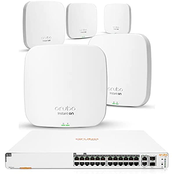 Aruba Instant On 1960 24G 2XT 2XF 370W Switch + 5 Aruba Instant On AP15 (US) (JL807A+R2X05A)