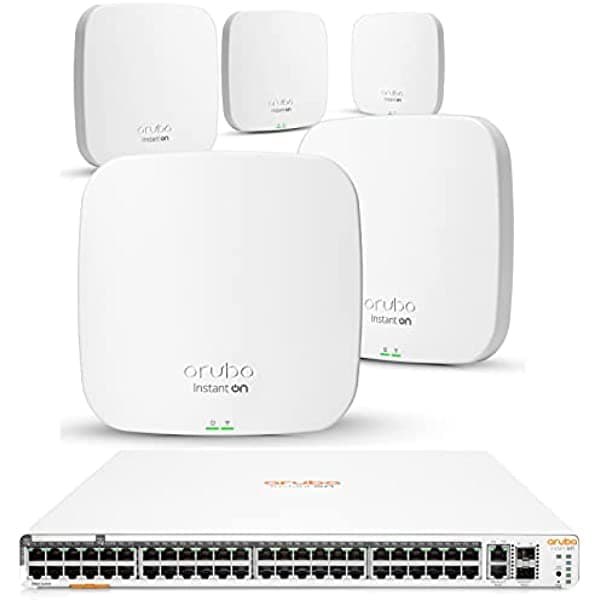 Aruba Instant On 1960 48G 2XT 2XF 600W Switch + 5 Aruba Instant On AP15 (US) (JL809A+R2X05A)