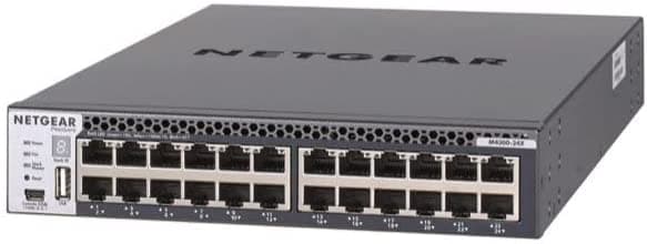 Interruptor NETGEAR, Plateado XSM4324CS-100NES