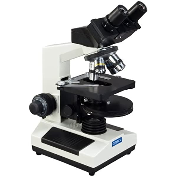 OMAX microscopio compuesto binocular con contraste de fase y objetivos PH Plan 40X-1000X M827-PHB1
