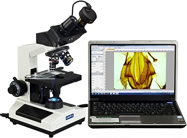 Omax 40 x -2000 x compuesto LED Binocular Microscopio con 9 MP Usb cámara Digital M827SL-C90U