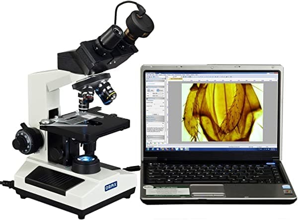 Omax 40 x -2000 X LED binocular microscopio compuesto con 3 MP Usb cámara digital M827SL-C30U
