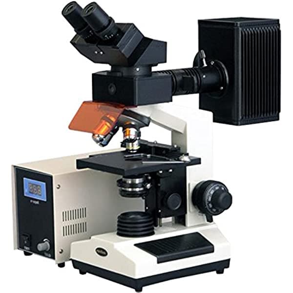 AmScope Binocular Microscopio Compuesto - Epi fluorescencia FM200BA