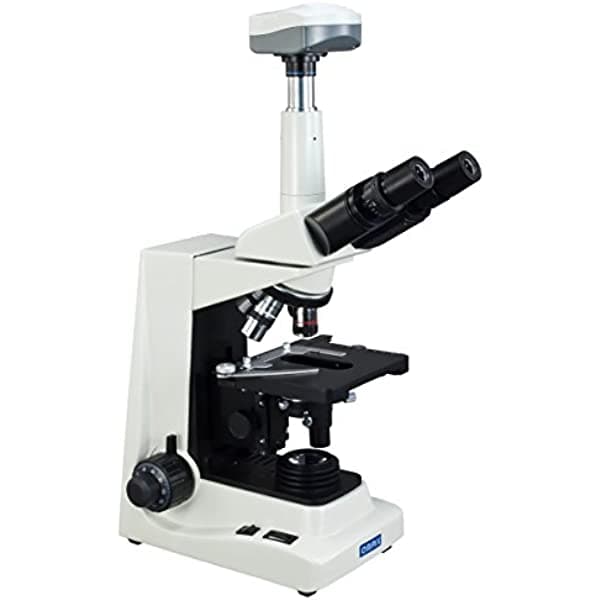 OMAX 40X-1600X Microscopio Trinocular Digital de Campo Oscuro con cámara USB de 9.0 MP M834PLAN-A191-C90