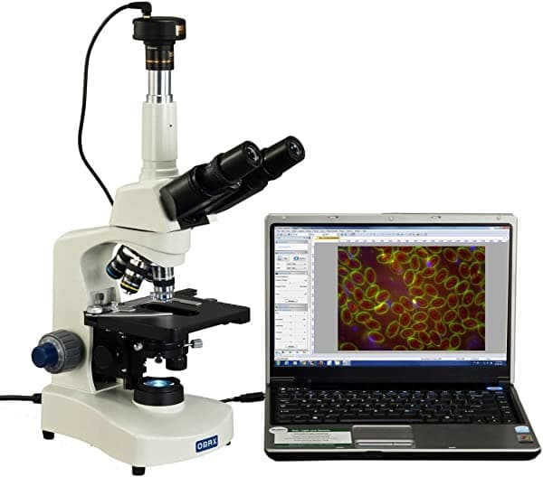 Omax 40 x -2500 X Digital Darkfield trinocular Compuesto Siedentopf LED Microscopio con 9 MP cámara digital M8311Z-A191BOIL-C90U