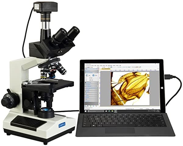 Omax 40 x -2000 X Super Speed USB3 10 MP Digital trinocular Compuesto LED Lab biológica microscopio M837SL-C100U3