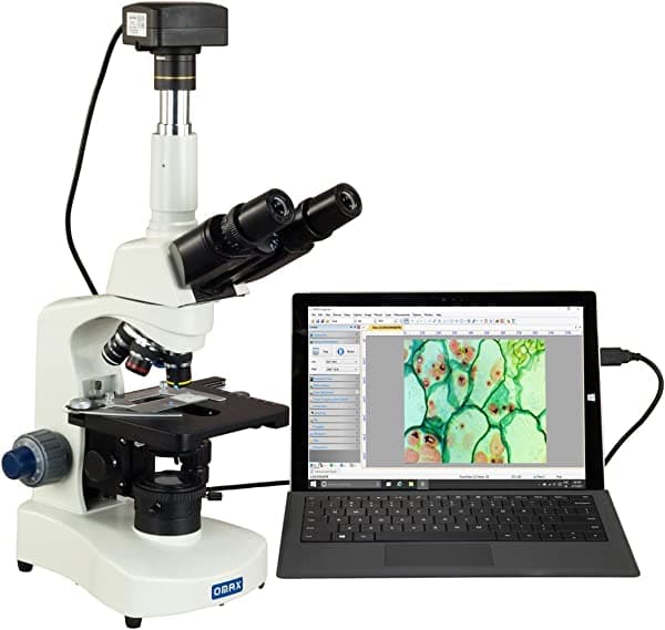 Omax 40 x -2500 X Super Speed USB3 10 MP Digital Lab trinocular Siedentopf Kohler Microscopio LED M8311Z-A195KL-C100U3