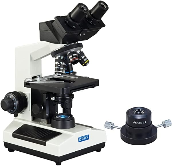 Omax 40 x -2500 X Integrado 3 MP cámara digital LED Microscopio Compuesto + dry Darkfield Condensador MD827Z30L-A191