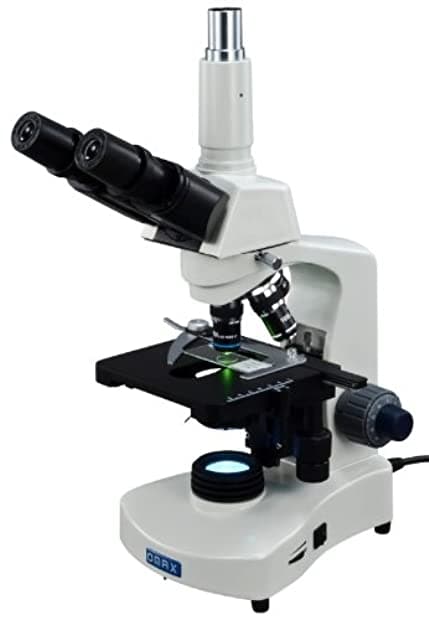 OMAX 40 x ~ 2000 X LED trinocular Compuesto Microscopio, Reversed Nosepiece