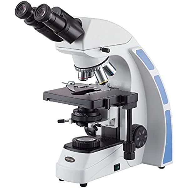 AmScope 40X-3000X Semi-Plan Koehler Laboratory Research Grade Binocular Compuesto Microscopio B570D