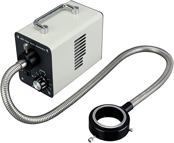 OMAX 20 W LED Fibra Óptica Junta Tórica Microscopio Iluminador de luz LED-20WR-OMAX