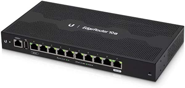 Ubiquiti Networks EdgeRouter 10X, Router Gigabit de alto rendimiento de 10 puertos con flexibilidad PoE (ER-10X)