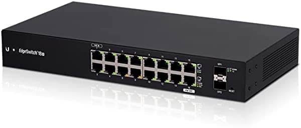 Ubiquiti EdgeSwitch 18X, 18 puertos Gigabit Switch con paso PoE (ES-18X)