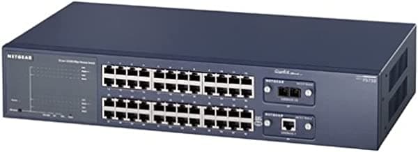 Netgear FS750 48-port 10/100 Fast Ethernet Switch con ranuras de Gigabit