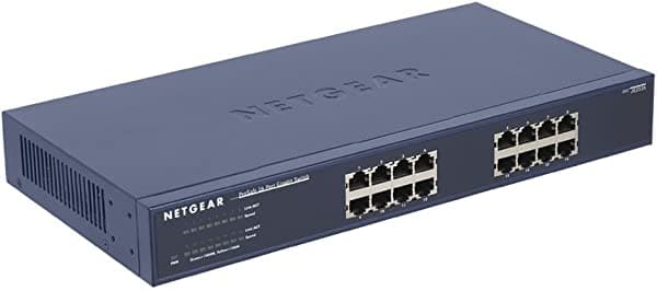 Netgear JGS516 ProSafe 16 puertos Gigabit Ethernet Interruptor estilo: No administrado Tamaño: 16 Puerto Rackmount PC, computadora personal PRT-PC-9342103