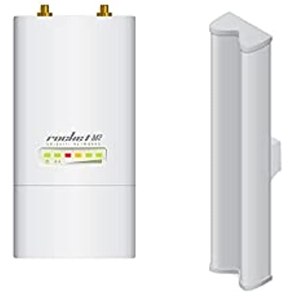 Ubiquiti rocketm2 RM2 2.4 GHz CPE Airmax + am-2g16 - 90 2.4 GHz Airmax Sector 16dBi RocketM2+AM-2G16-90
