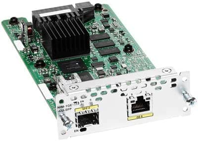 Cisco 1 puerto Gigabit Ethernet WAN Nim NIM-1GE-CU-SFP=