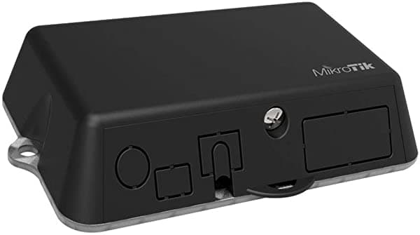 Mikrotik LtAP Mini LTE Kit Punto de acceso inalámbrico pequeño resistente a la intemperie con módem LTE internacional, dos ranuras SIM y GPS