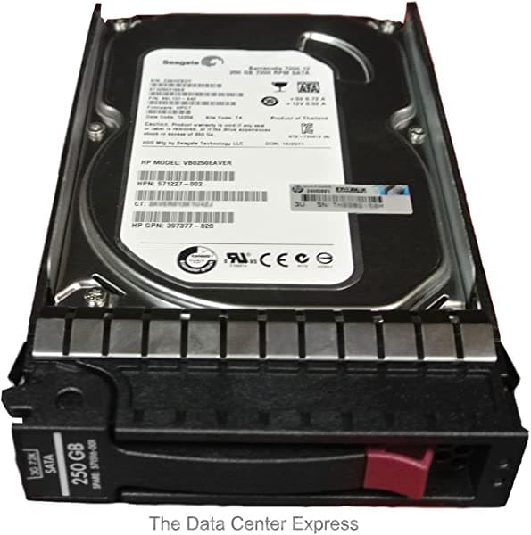 HP 250 GB SATA 7.2 K 3.5" HD 3 G Hot Plug 571230-b21 571516 - 001
