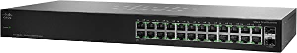 Conmutador Gigabit Cisco SG10024 de 24 puertos - SG100-24-NA