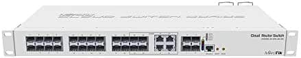 Mikrotik CRS328-4C-20S-4S+RM Smart Switch 20 jaulas SFP, 4 jaulas SFP+, 4 puertos combinados