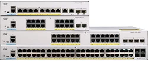Conmutador Ethernet Catalyst C1000-24P de Cisco - 24 puertos - Gestionable - 2 capas soportadas - Modular - Par torcido, Fibra óptica