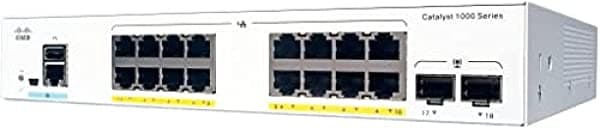 Conmutador Ethernet Catalyst C1000-16T de Cisco - 16 puertos - Gestionable - 2 capas soportadas - Modular - Par torcido, Fibra óptica C1000-16T-2G-L