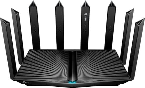 TP-Link - Archer AXE7800 - Router Wi-Fi 6E de triple banda, color negro