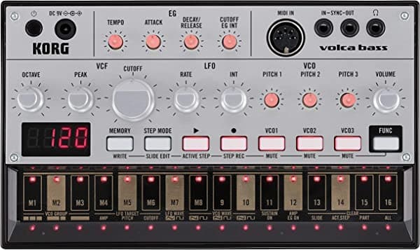 Máquina analógica de ritmo Korg Volca Beats VOLCABASS