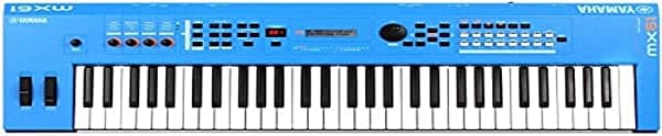 Yamaha MX49 sintetizador musical, negro, Azul MX61BU