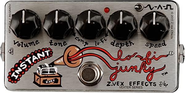ZVEX Effects Instant Lo-Fi Junky Vexter Series Chorus Vibrato Pedal de guitarra ZVX VILJ