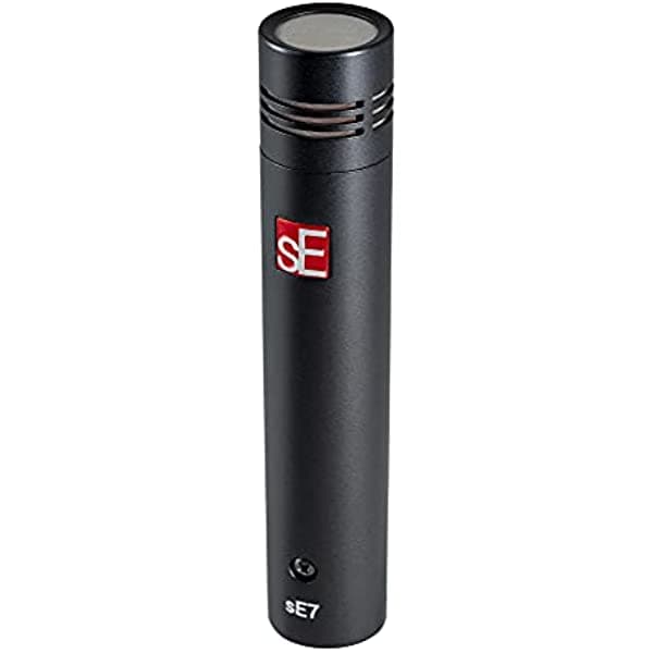 SE Electronics - Micrófono condensador cardioide de diafragma pequeño sE7 con clip