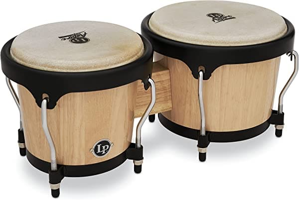 Latin Percussion LP ASPIRE Serie Madera Bongos Natural LPA601-AW