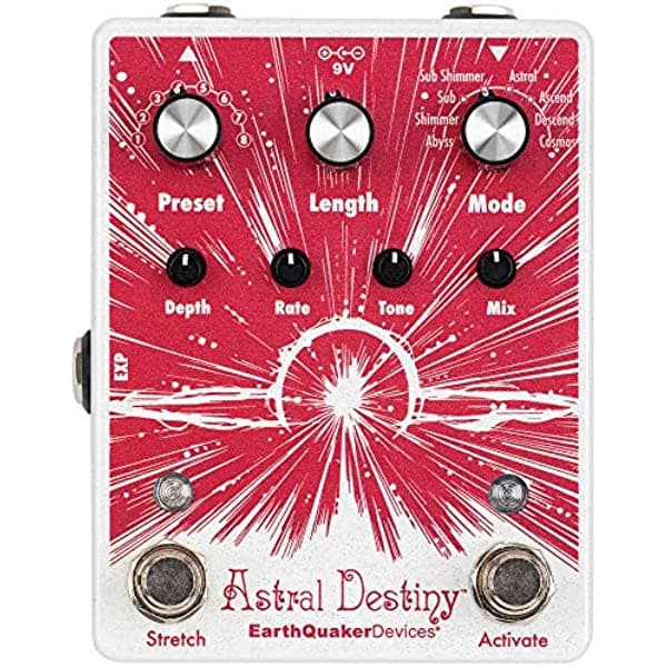 EarthQuaker Devices Astral Destiny - Pedal de reverberación ERQ ASTRAL