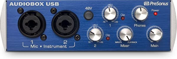 PreSonus AudioBox USB 2x2 Interfaz de audio - Incluye Studio One