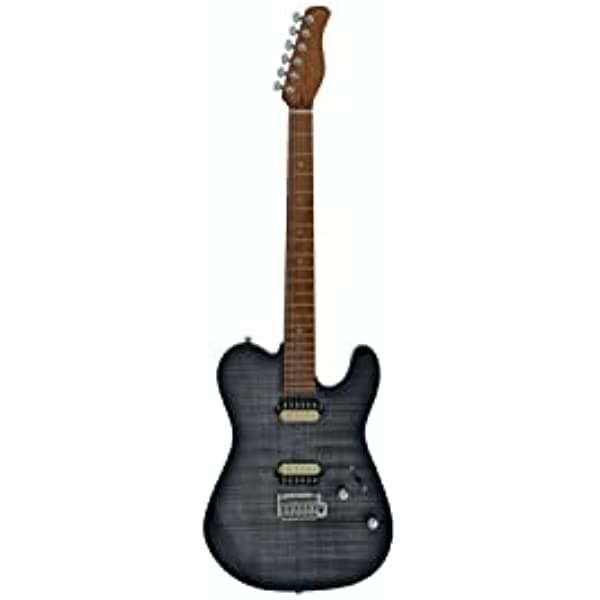 SIRE Larry Carlton - Guitarra eléctrica T7 FM-transparente negra 650065