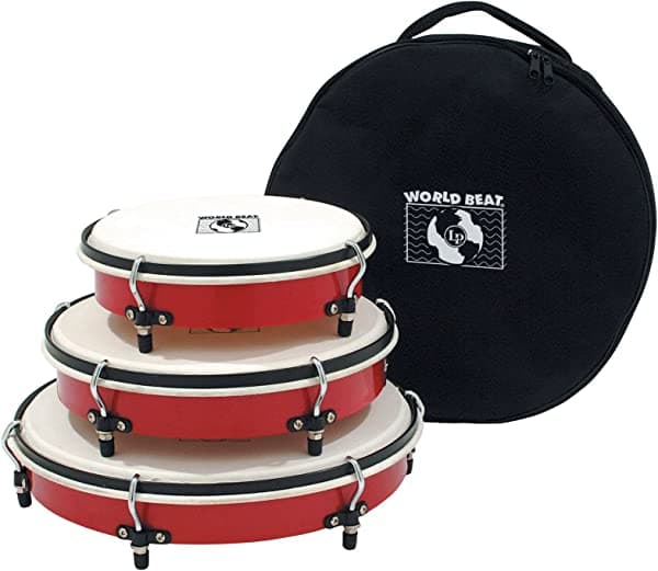 Latin Percussion WB505 - Tambor de mano rojo