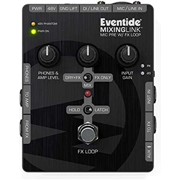 Eventide mezcla Link Micrófono preamplificador y FX bucle Pedal con 1 año última intervensión Extended Warranty Mixing Link