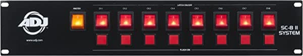 ADJ Products Sc8 II Sistema de relé de sistema, multicolor SC-8 II SYSTEM