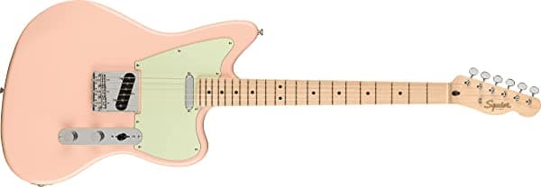 Squier By Fender Paranormal Offset Telecaster Diapasón De Arce Golpeador De Menta Rosa Concha 377005556