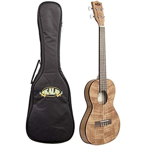 Kala KA-EMTU-T Ukelele tenor de viaje, caoba exótica