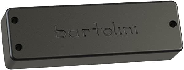 Bartolini MK5CBC-B - Pastilla de mástil de doble bobina para bajo eléctrico de 5 cuerdas