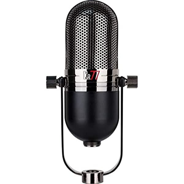 MXL CR77 - Mircófono vocal en vivo con escenario dinámico de estilo vintage con montaje de choque integrado