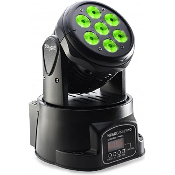 Stagg SLI MHW HB10 - 1 LED Luz interior Headbanger 10 LED Moving Head