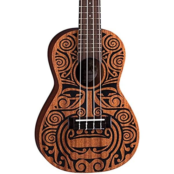 Luna Tribal - Ukelele de concierto (caoba), color natural UKE TRIBAL CONCERT